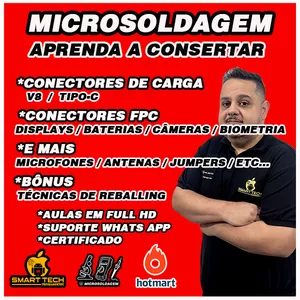 Imagem de capa para o Curso online MICROSOLDAGEM EM CELULARES NÍVEL 1