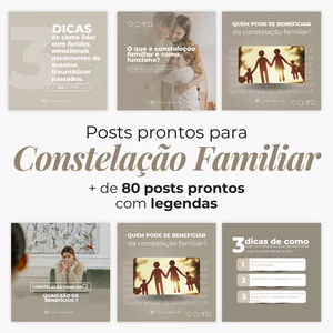 PACK CONSTELAÇÃO FAMILIAR