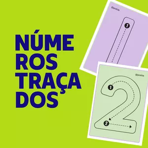 Imagem de capa para o Ebook Números Traçados (Recurso Pedagógico)