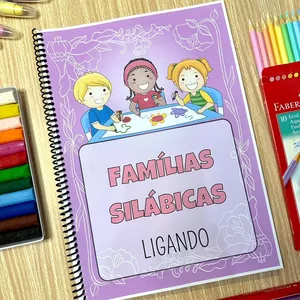 Imagem de capa para o Ebook *A apostila "Famílias Silábica 