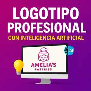 Imagen de portada para Curso online Crea tu Logo con IA