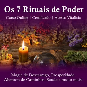Curso Curso dos 7 Rituais de Poder (Mandalas de Ervas e Velas)