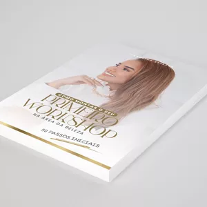 Imagem de capa para o Ebook Como Montar o seu primeiro WORKSHOP de Sucesso na área da beleza 