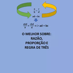 Imagem de capa para o Ebook  O melhor sobre razão, proporção e regra de três