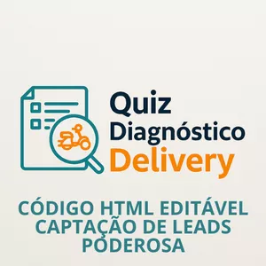 Imagem de capa para o Curso online Quiz Diagnóstico Delivery - Código HTML Pronto para Agências