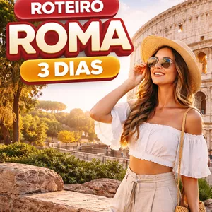 Imagem de capa para o Ebook Roteiro Roma 3 dias