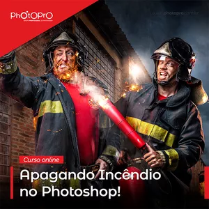 Imagem de capa para o Curso online Apagando Incêndio no Photoshop com Alexandre Keese &amp; Rodrigo de Magalhães