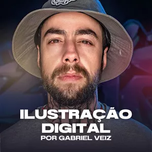 Imagem de capa para o Curso online Curso de Ilustração x Gabriel Veiz