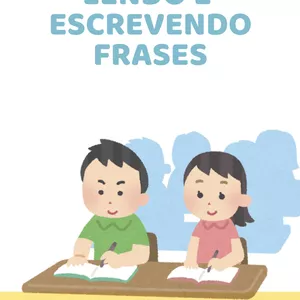 Imagem de capa para o Ebook Apostila Lendo e Escrevendo frases