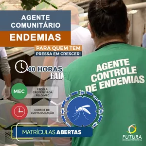 Imagem de Curso de Agente de Combate a Endemias criado por Futura Educacao Profissional Ltda na hotmart