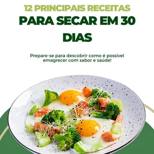 Imagem de capa para o Ebook 12 Principais Receitas para Secar em30 dias