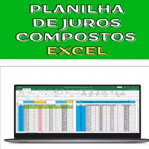 Imagem de capa para o Ebook Planilha de Juros Compostos