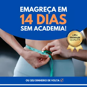 Imagem de capa para o Ebook Emagreça em 14 dias SEM ACADEMIA! 2023