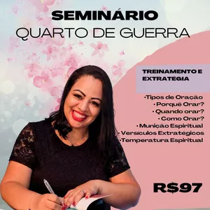 Imagem de capa para o Curso online Seminário Quarto de Guerra
