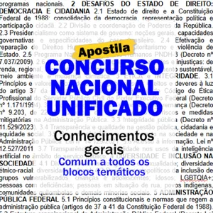 Imagem de capa para o Ebook Apostila CNU de conhecimentos gerais