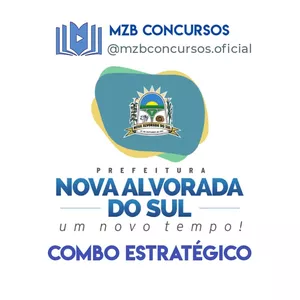 Curso COMBO ESTRATÉGICO CONCURSO NOVA ALVORADA DO SUL-MS