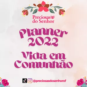 Imagem de capa para o Ebook Planner Vida em Comunhão 2022 - Devocional e Caderno de Oração