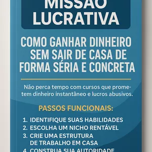 Imagem de capa para o Ebook Missão Lucrativa