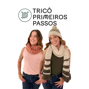 Imagem de capa para o Curso online Tricô - Primeiros Passos