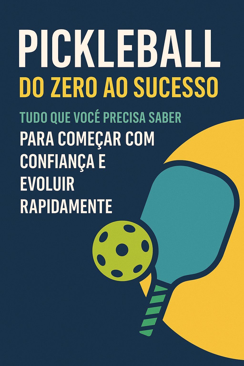 Pickleball do Zero ao Sucesso: Tudo que Você Precisa Saber para Começar com Confiança e Evoluir Rapidamente