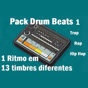 Imagem de capa para o Curso online Pack Drum Beat 1 - 70BPM - Trap / Rap / Hip Hop