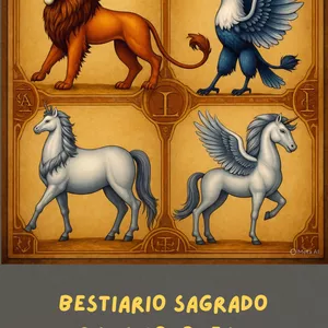 Imagen de portada para Ebook bestiario sagrado para colorear