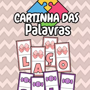 Imagem de capa para o Ebook Cartinha das Palavras
