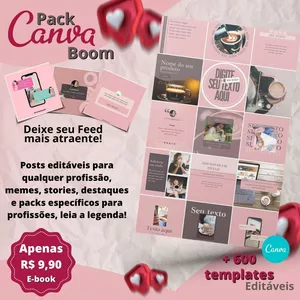 Imagem de capa para o Ebook Canva Boom Templates