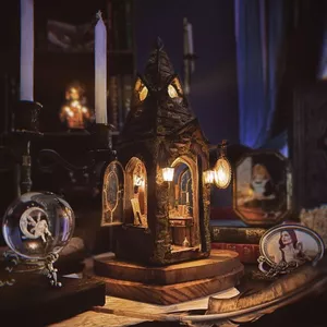 Imagem de capa para o Curso online Luminária Encantada em Biscuit