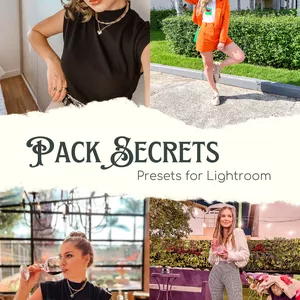 Imagem de capa para o Curso online PÂM PRESETS - Pack SECRETS