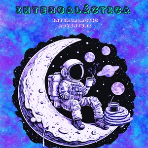Imagem de capa para o Ebook Livro de Colorir Aventura Intergaláctica 