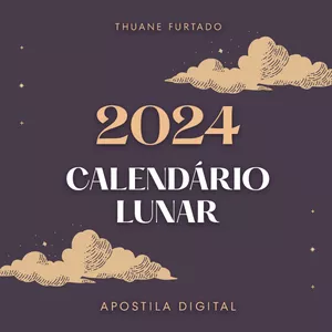 Imagem de capa para o Ebook Calendário Lunar 2024