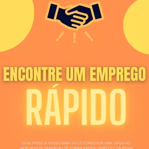 Imagem de capa para o Ebook Encontre um emprego RÁPIDO
