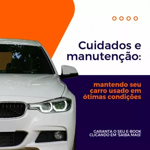 Imagem de capa para o Ebook Carros Usados de A a Z