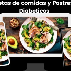Imagen de portada para Ebook 25 RECETAS DE COMIDAS Y POSTRES PARA DIABETICOS