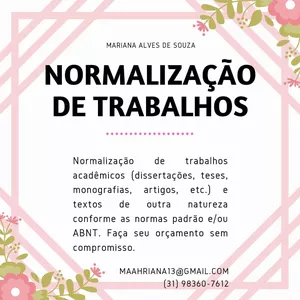 Imagem do curso Normalização de Trabalhos 