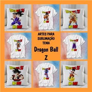 Imagem de capa para o Curso online ARTES PARA SUBLIMAÇÃO DE ALMOFADAS E CAMISAS INFANTIS DRAGON BALL Z + MOCK-UP'S PARA DIVULGAÇÃO + MANUAL DE SUBLIMAÇÃO + BRINDE: PACK DE ARTES HARD ROCK PARA CANECAS