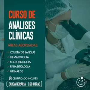 Imagem de capa para o Curso online Cursos de Análises Clínicas