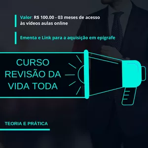 Imagem de capa para o Curso online Curso Revisão da Vida Toda [Teoria e Prática]