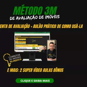 Imagem de capa para o Curso online MÉTODO 3M DE AVALIAÇÃO DE IMÓVEIS