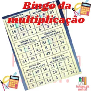 Imagem de capa para o Curso online Bingo da tabuada DE MULTIPLICAÇÃO