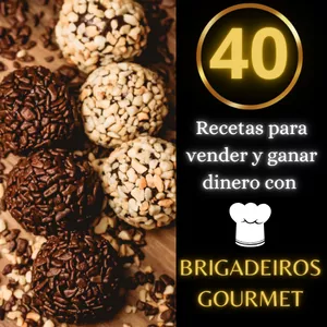 Imagen de portada para Ebook 40 Recetas para vender y ganar dinero con brigadeiros gourmet
