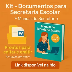 Imagem de capa para o Curso online Kit secretaria escolar 