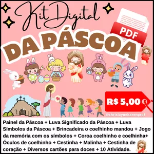 Imagem de capa para o Ebook Kit Digital Páscoa 