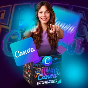 Imagem de capa para o Curso online Power Canva