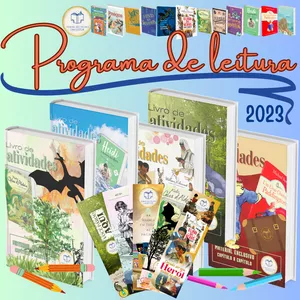 Imagem de capa para o Curso online Todos os materiais de 2023 (em pdf) mais as videoaulas - PROGRAMA DE LEITURA.