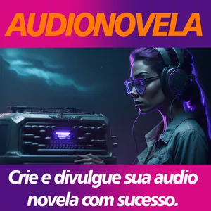 Imagem de capa para o Curso online Crie e divulgue sua audio novela com sucesso. 