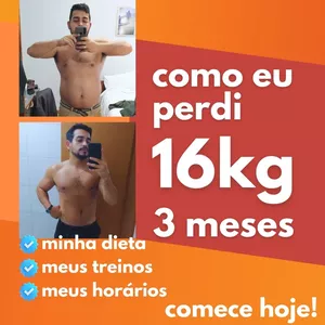Imagem de capa para o Ebook Como perdi 16 kg em 3 meses