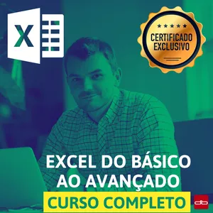Imagem de capa para o Curso online Curso de Excel do Básico ao Avançado - EXCEL NA PRÁTICA
