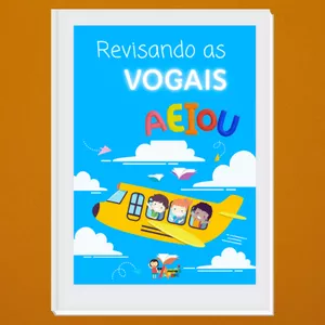 Imagem de capa para o Ebook Revisando as Vogais( A-E-I-O-U )